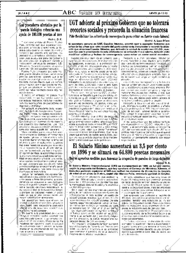 ABC MADRID 28-12-1995 página 38