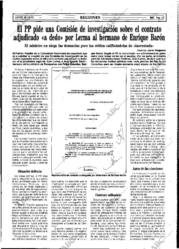 ABC MADRID 28-12-1995 página 65