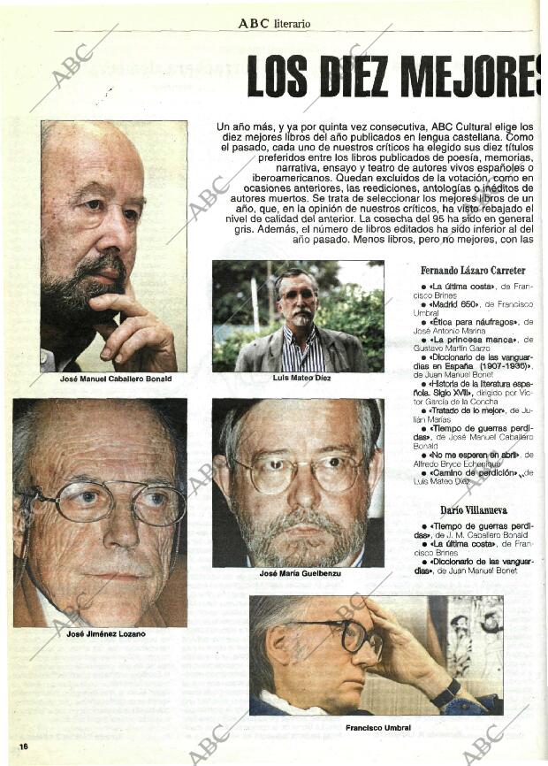 CULTURAL MADRID 29-12-1995 página 16