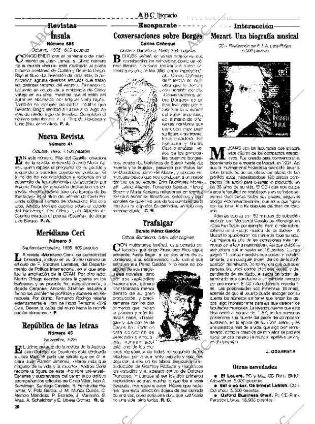 CULTURAL MADRID 29-12-1995 página 20