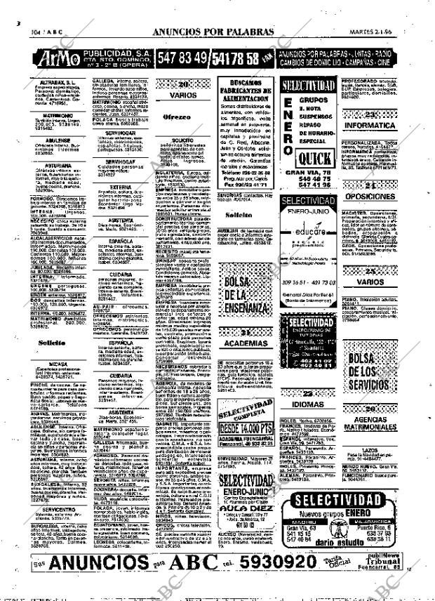 ABC MADRID 02-01-1996 página 104