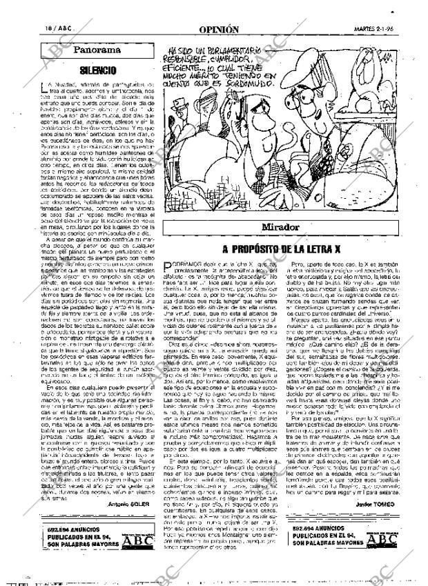 ABC MADRID 02-01-1996 página 18