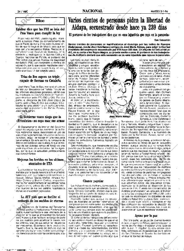ABC MADRID 02-01-1996 página 24