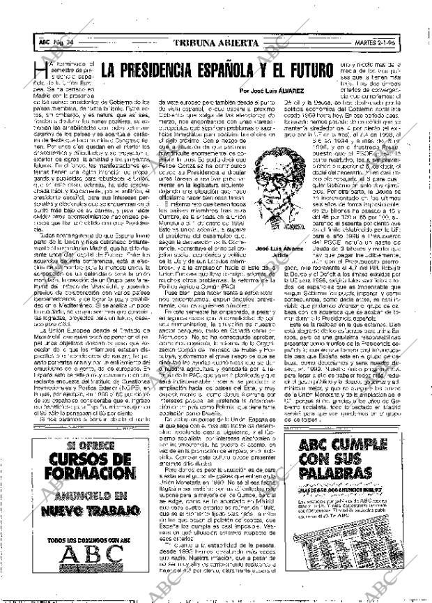 ABC MADRID 02-01-1996 página 34