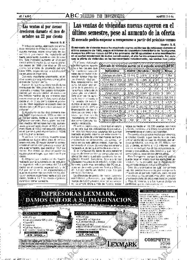 ABC MADRID 02-01-1996 página 40