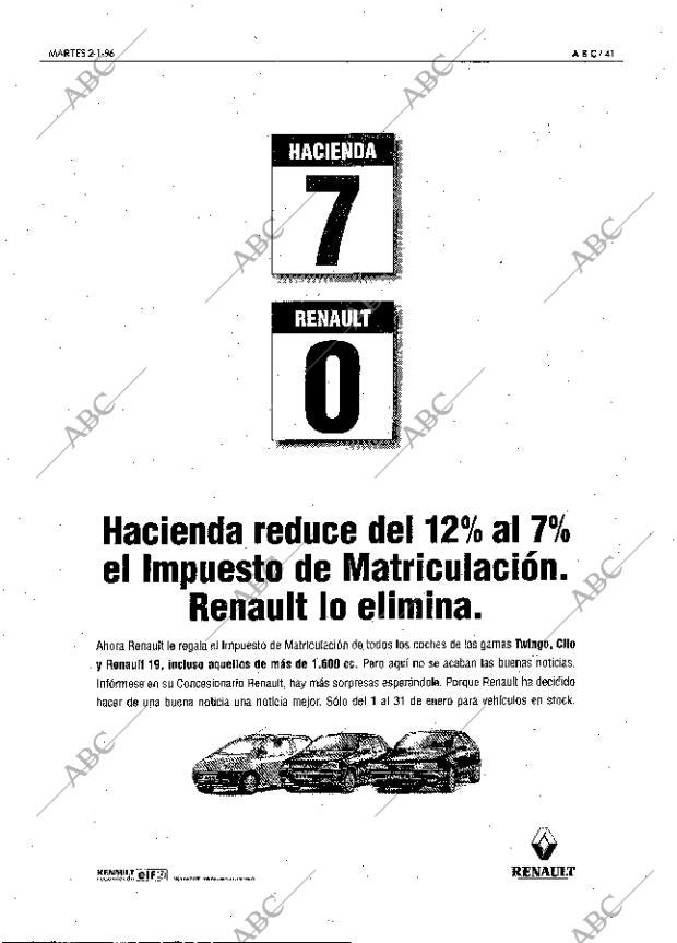 ABC MADRID 02-01-1996 página 41
