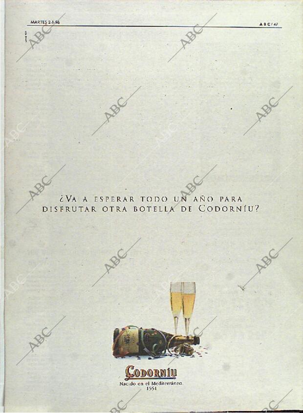 ABC MADRID 02-01-1996 página 47