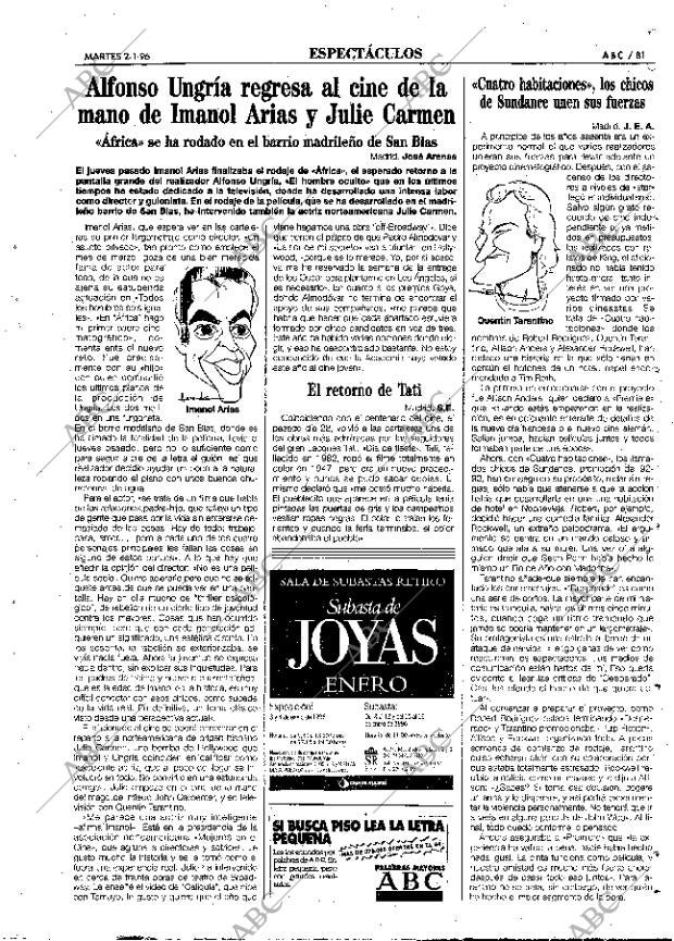 ABC MADRID 02-01-1996 página 81