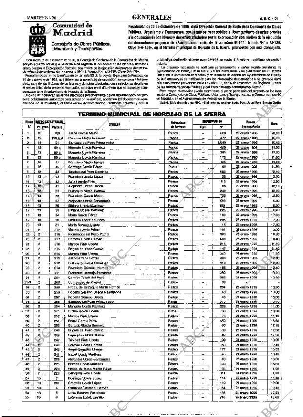 ABC MADRID 02-01-1996 página 91