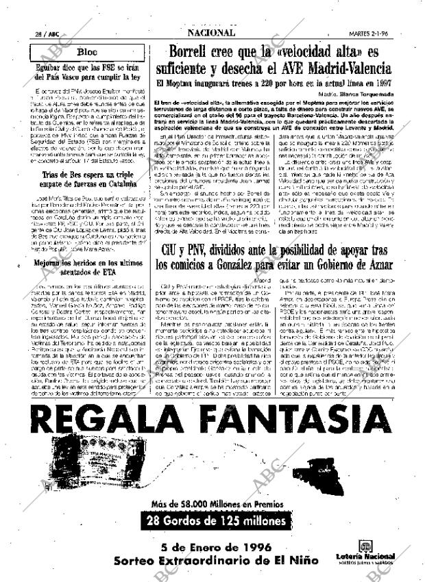 ABC SEVILLA 02-01-1996 página 28