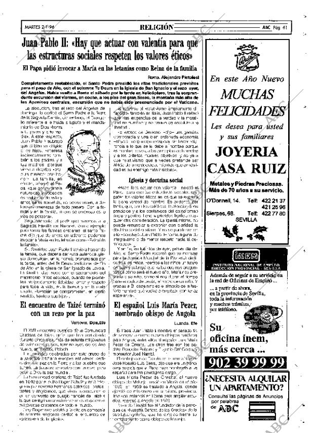ABC SEVILLA 02-01-1996 página 61