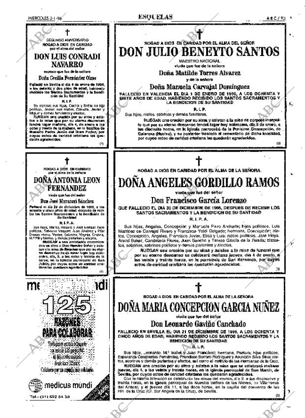 ABC SEVILLA 03-01-1996 página 93