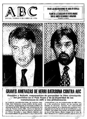 ABC SEVILLA 05-01-1996 página 1