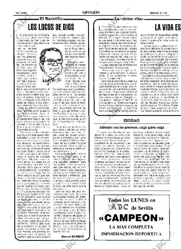 ABC SEVILLA 05-01-1996 página 18
