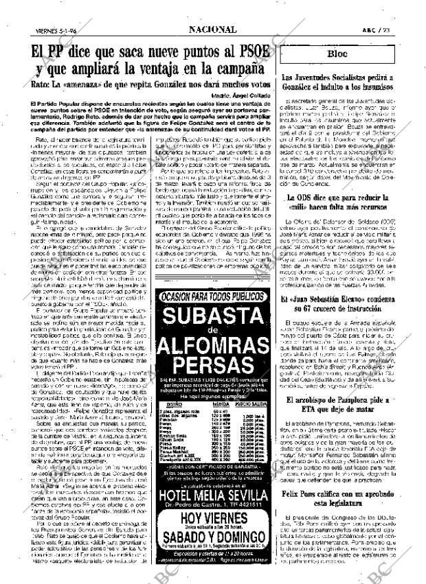 ABC SEVILLA 05-01-1996 página 23