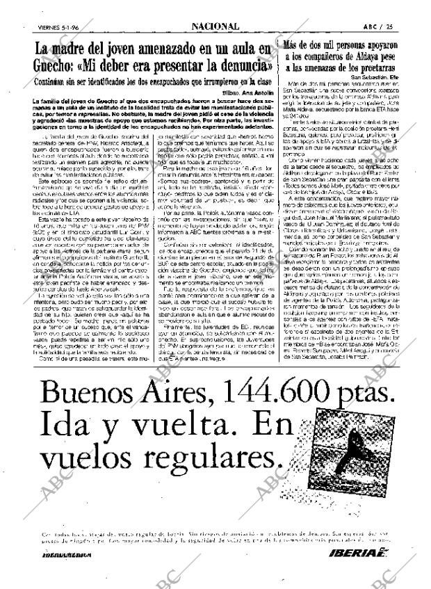 ABC SEVILLA 05-01-1996 página 25