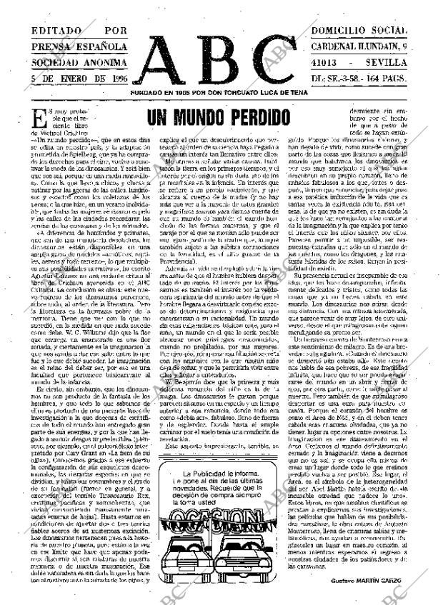 ABC SEVILLA 05-01-1996 página 3