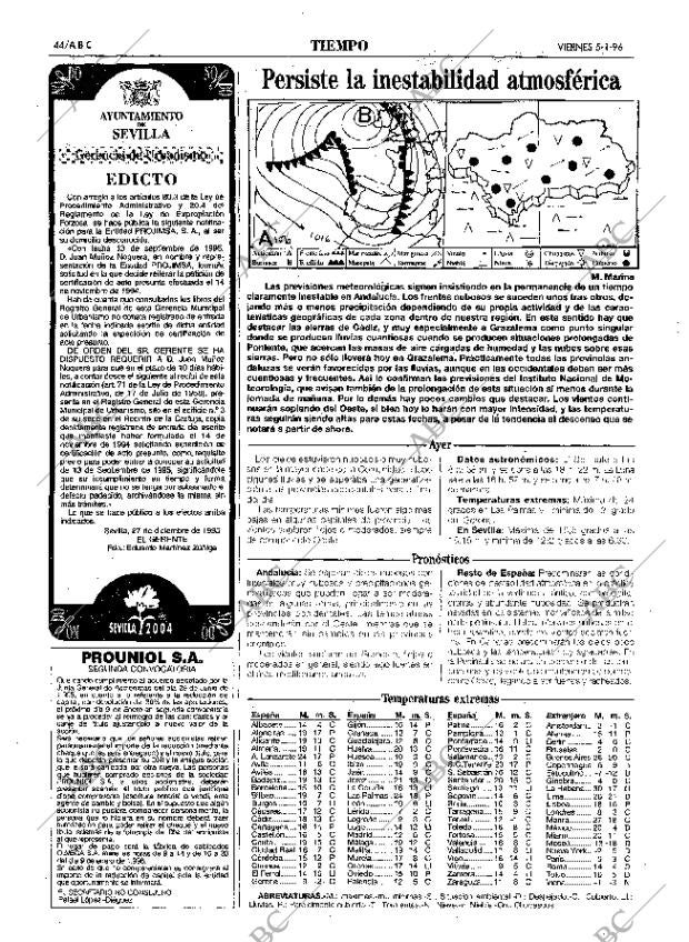 ABC SEVILLA 05-01-1996 página 44