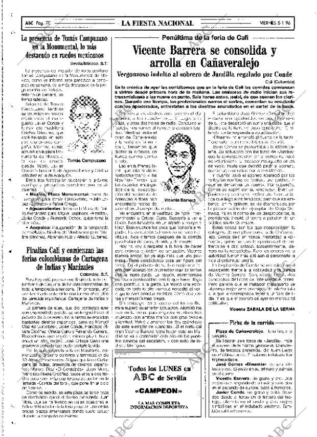ABC SEVILLA 05-01-1996 página 70