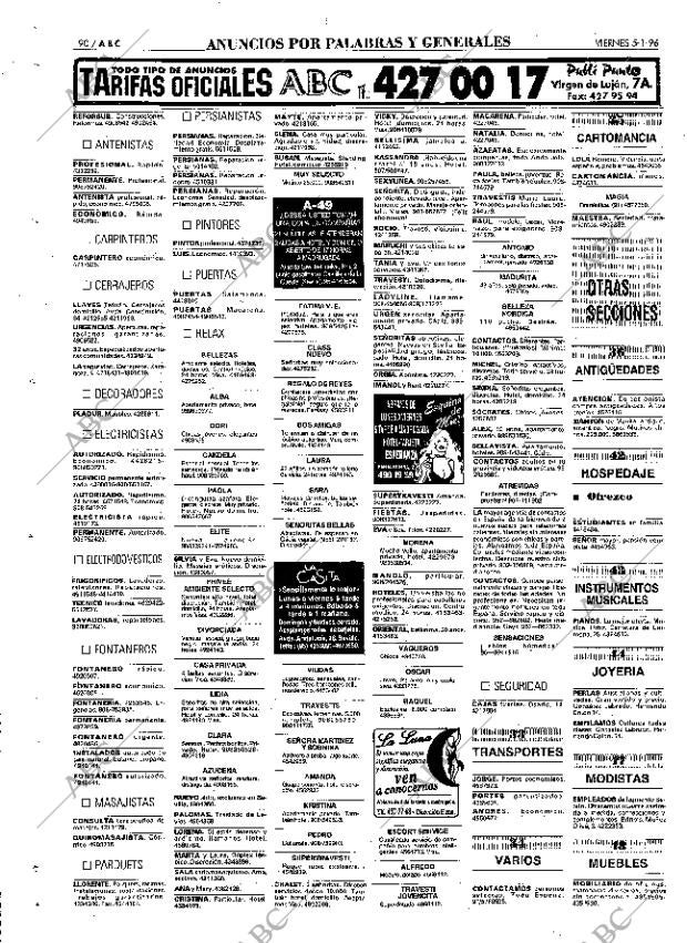 ABC SEVILLA 05-01-1996 página 90