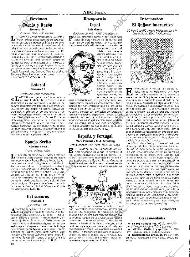 CULTURAL MADRID 05-01-1996 página 22