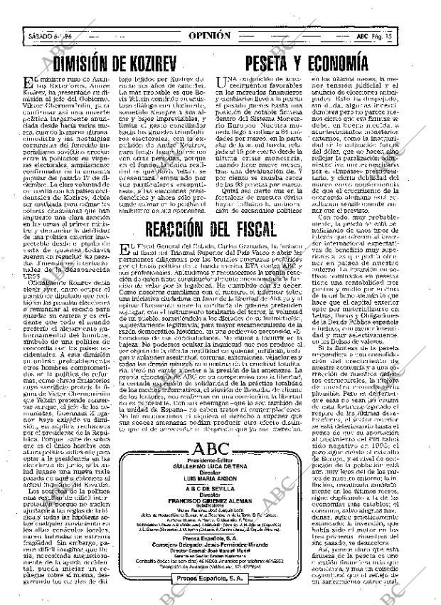 ABC SEVILLA 06-01-1996 página 15