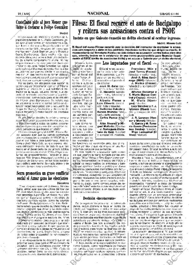 ABC SEVILLA 06-01-1996 página 22
