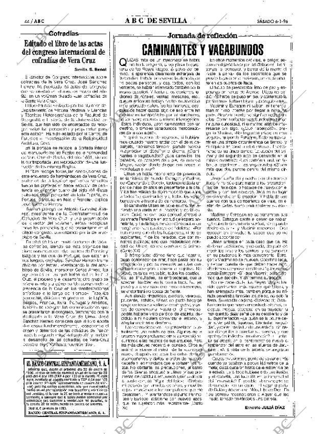 ABC SEVILLA 06-01-1996 página 44