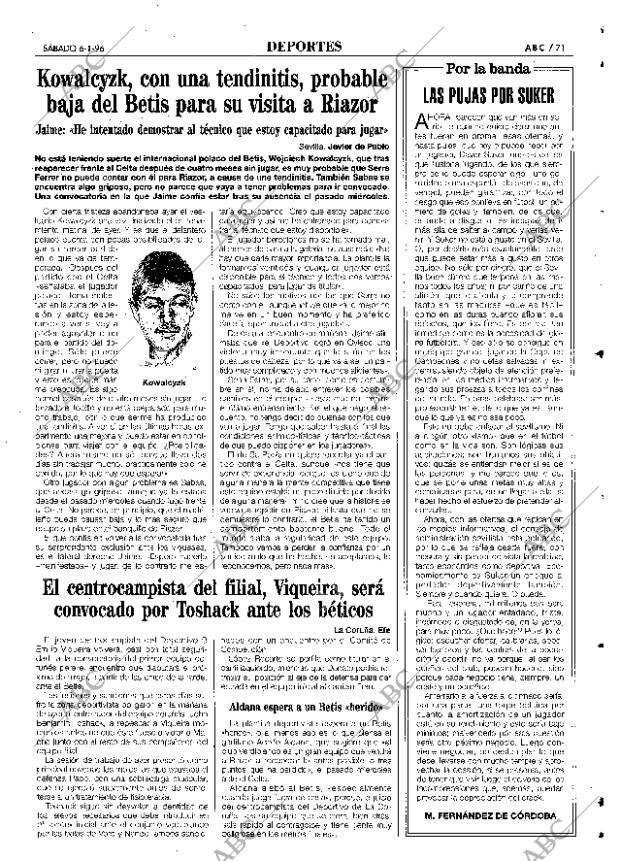 ABC SEVILLA 06-01-1996 página 71