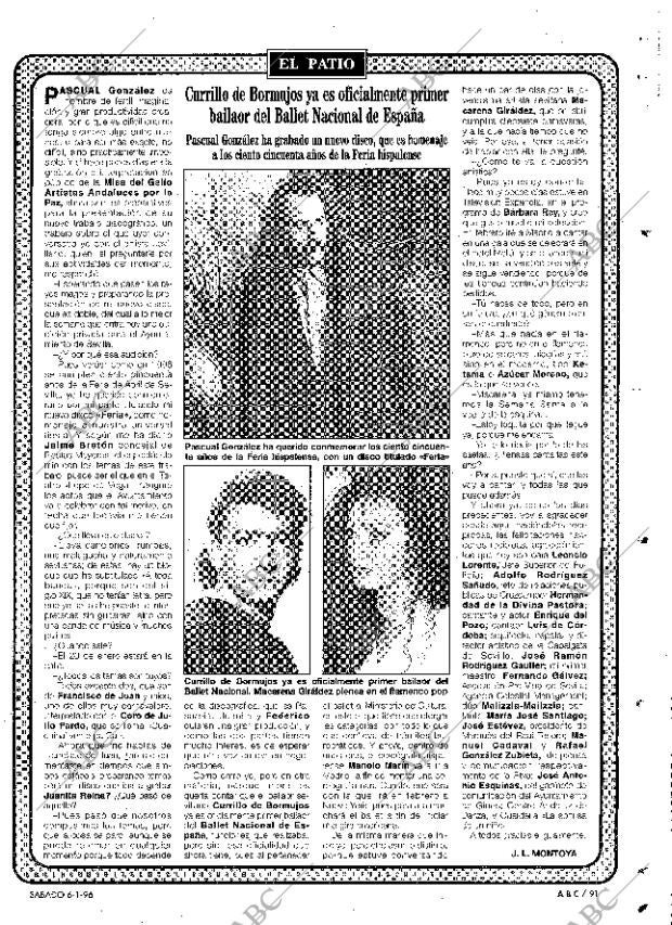 ABC SEVILLA 06-01-1996 página 91