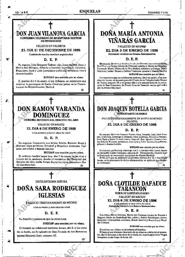 ABC MADRID 07-01-1996 página 102