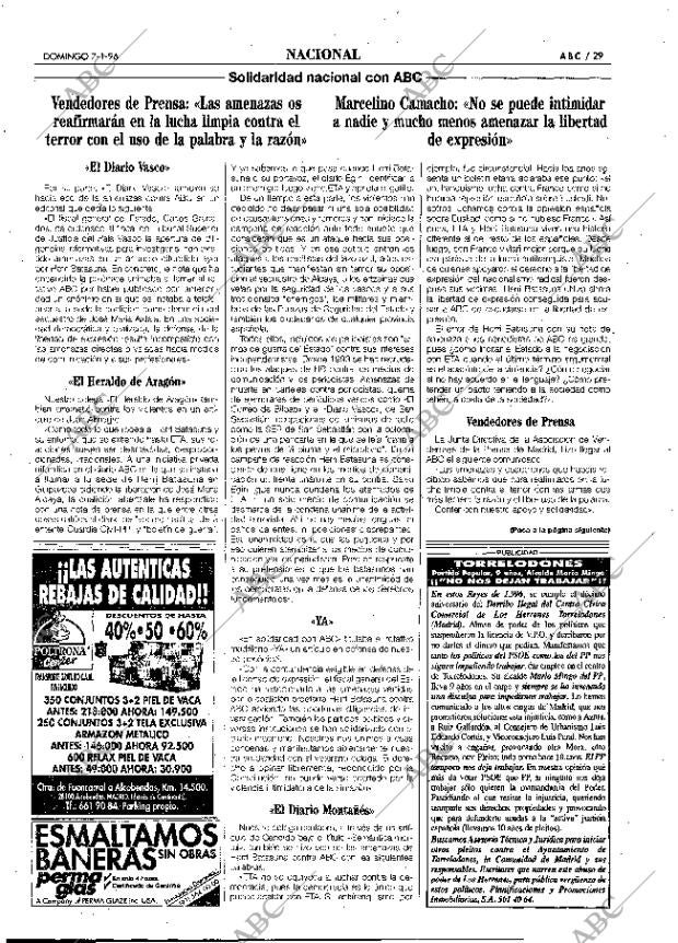 ABC MADRID 07-01-1996 página 29