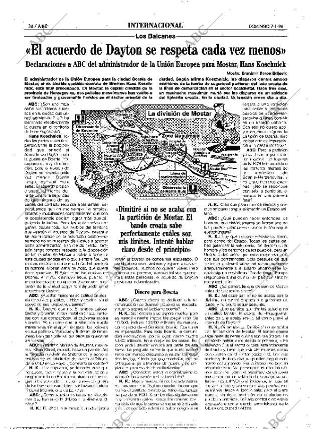 ABC MADRID 07-01-1996 página 34