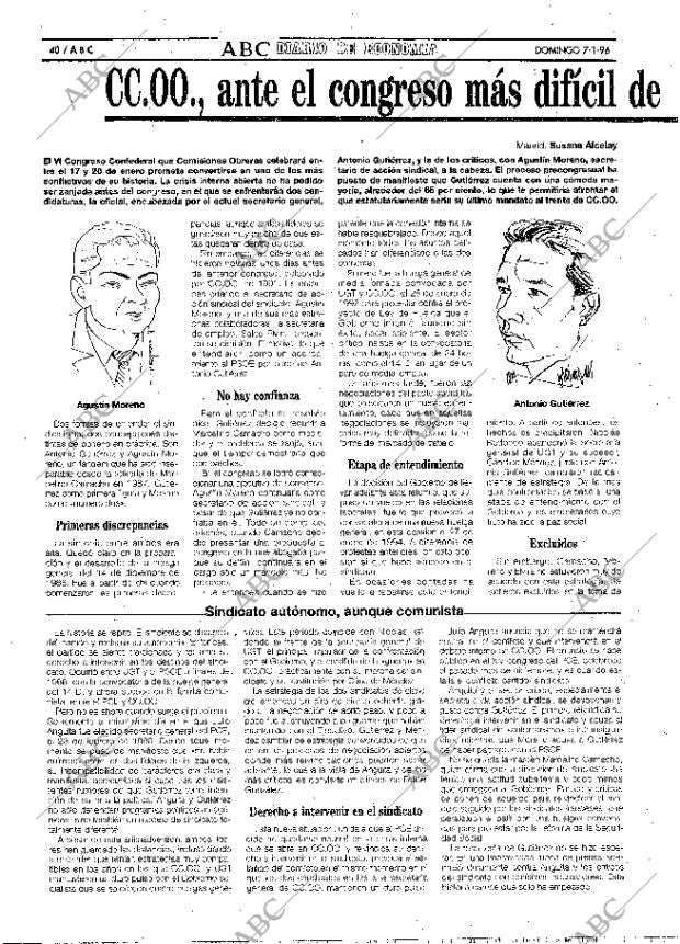 ABC MADRID 07-01-1996 página 40