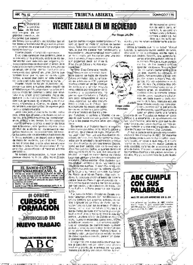 ABC MADRID 07-01-1996 página 62