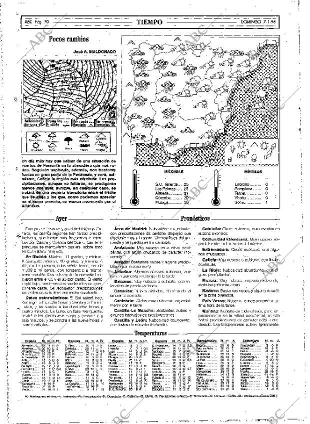 ABC MADRID 07-01-1996 página 70