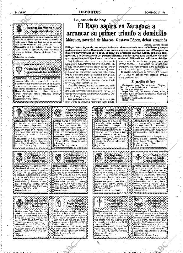 ABC MADRID 07-01-1996 página 84