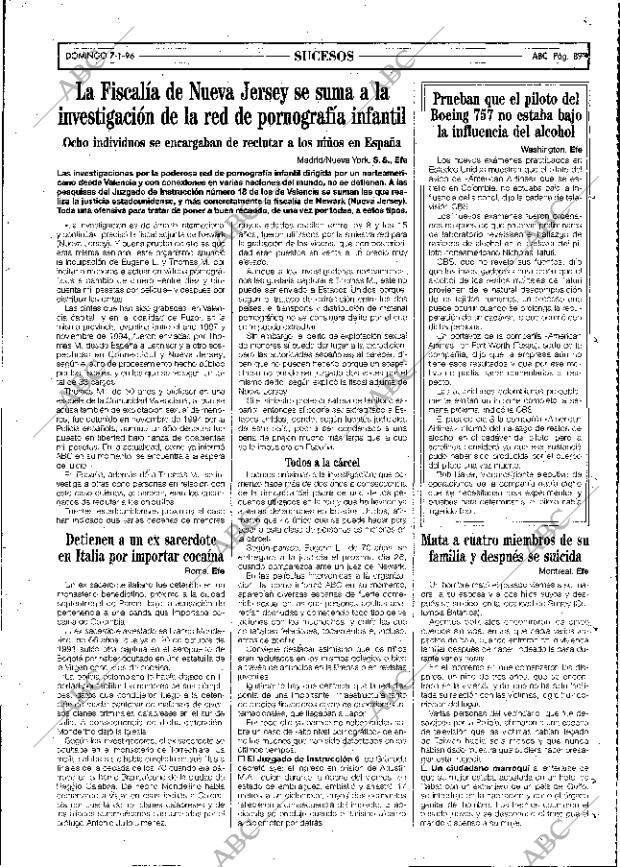 ABC MADRID 07-01-1996 página 89