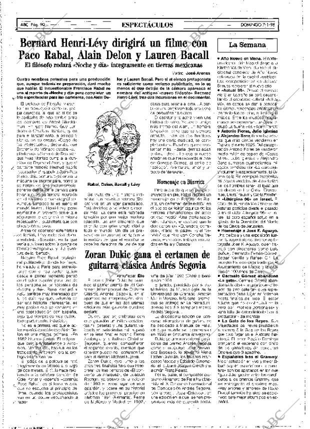 ABC MADRID 07-01-1996 página 90