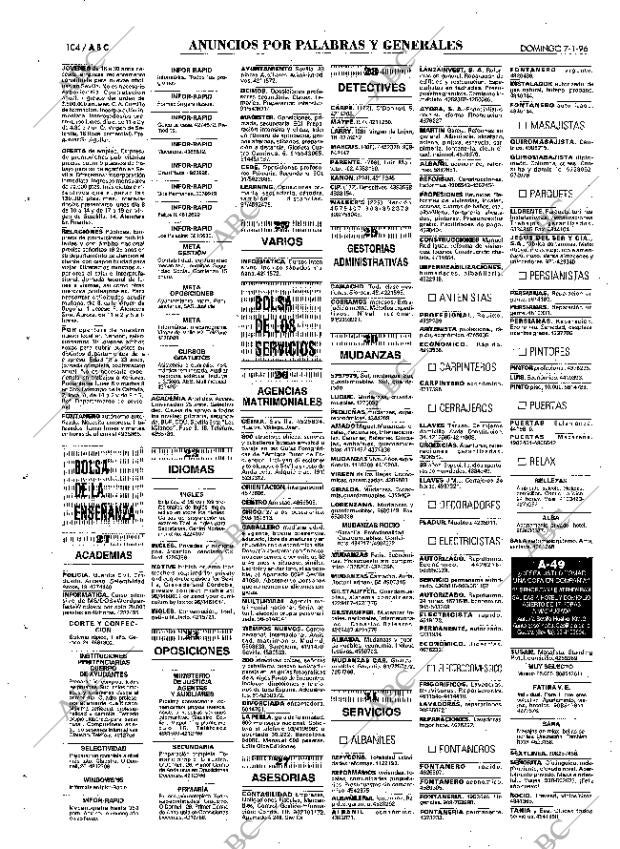 ABC SEVILLA 07-01-1996 página 104