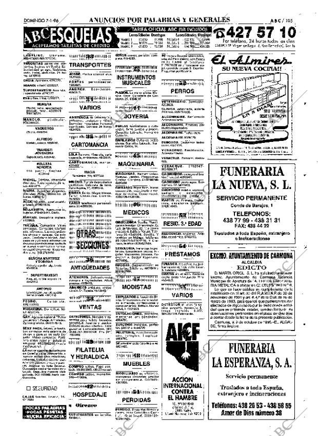 ABC SEVILLA 07-01-1996 página 105
