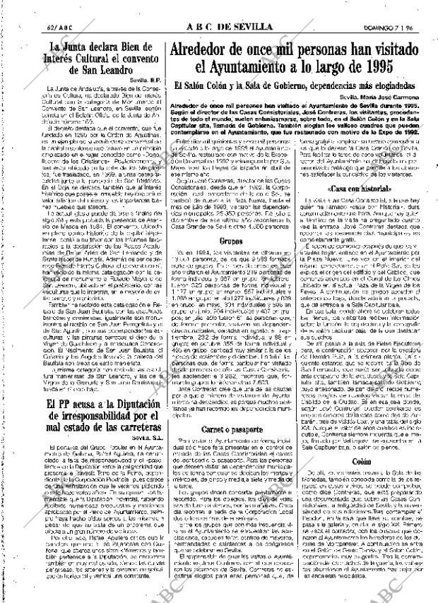 ABC SEVILLA 07-01-1996 página 62