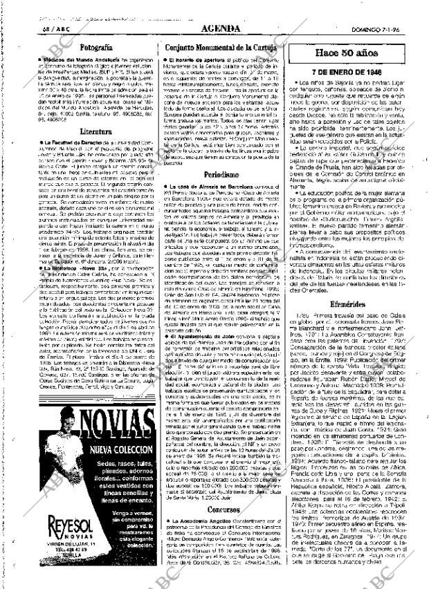 ABC SEVILLA 07-01-1996 página 68