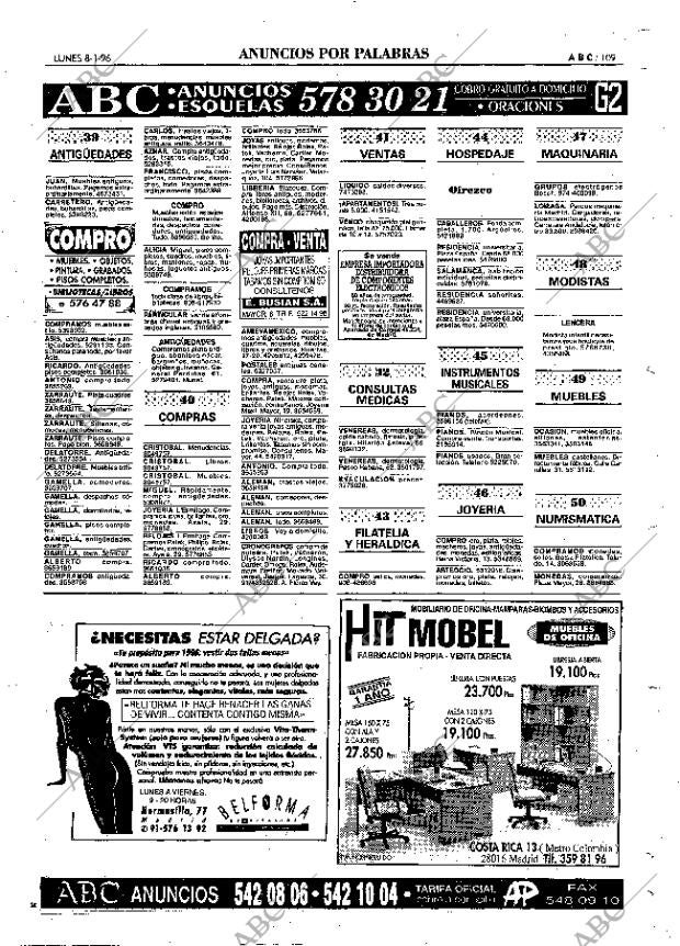 ABC MADRID 08-01-1996 página 109