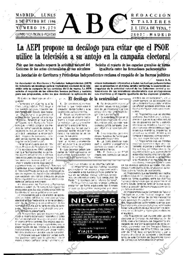 ABC MADRID 08-01-1996 página 11