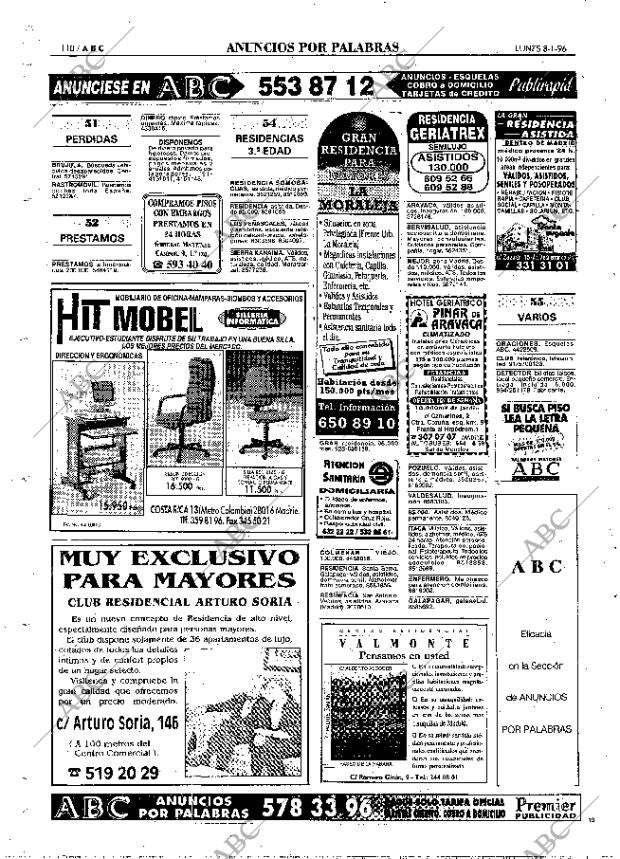 ABC MADRID 08-01-1996 página 110