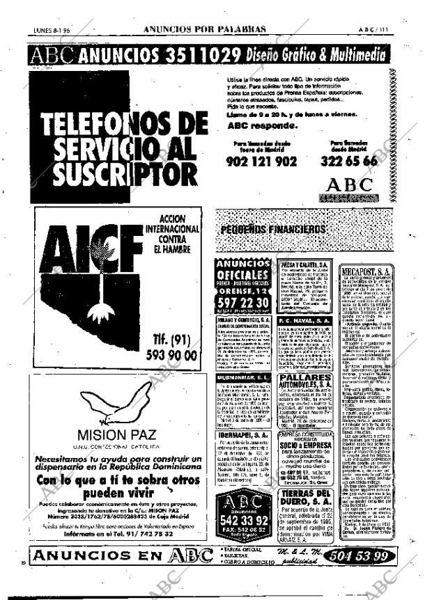 ABC MADRID 08-01-1996 página 111