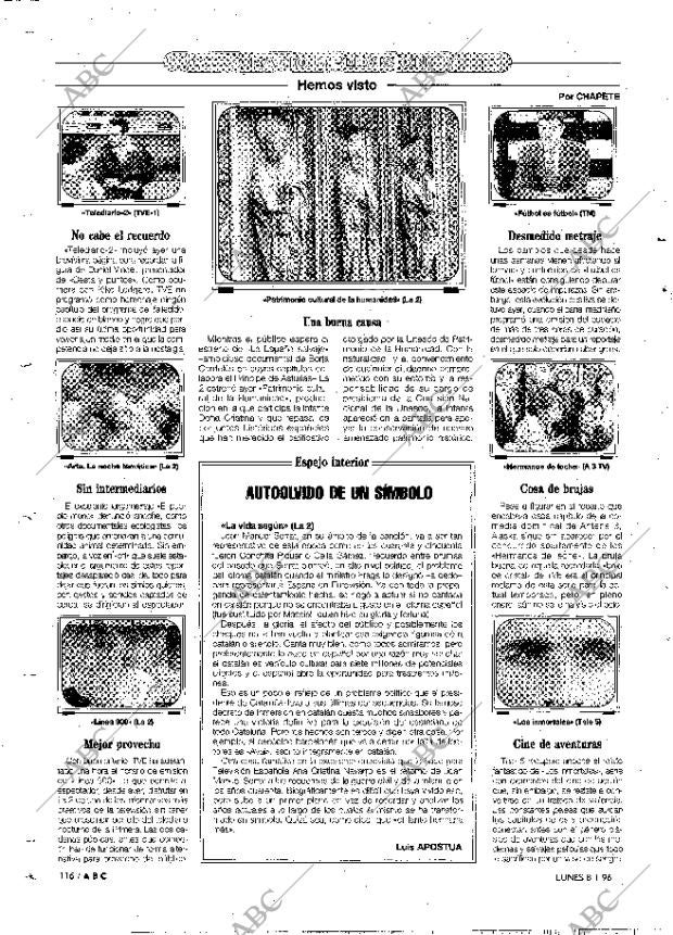 ABC MADRID 08-01-1996 página 116