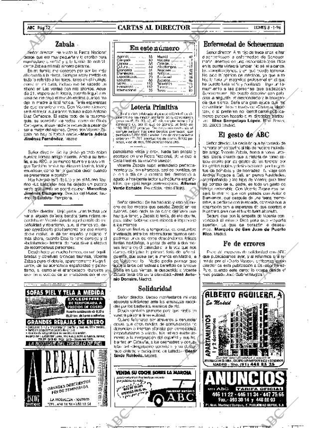 ABC MADRID 08-01-1996 página 12