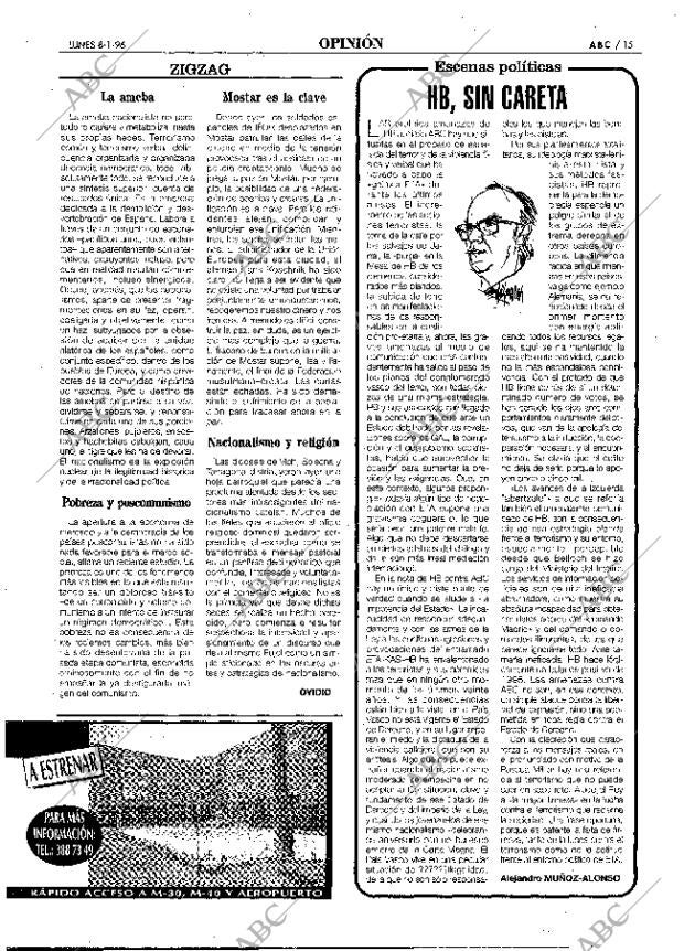 ABC MADRID 08-01-1996 página 15